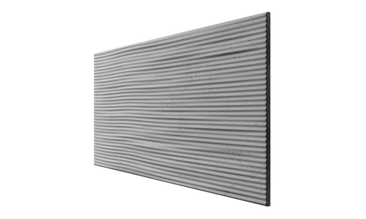 Concrete 3D Wall Panel RIDGES - DecorMania.eu