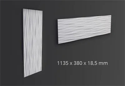 WAVE 3D WALL PANEL 1PC - DecorMania.eu